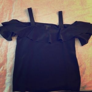 Jcrew Cute off shoulder silk top